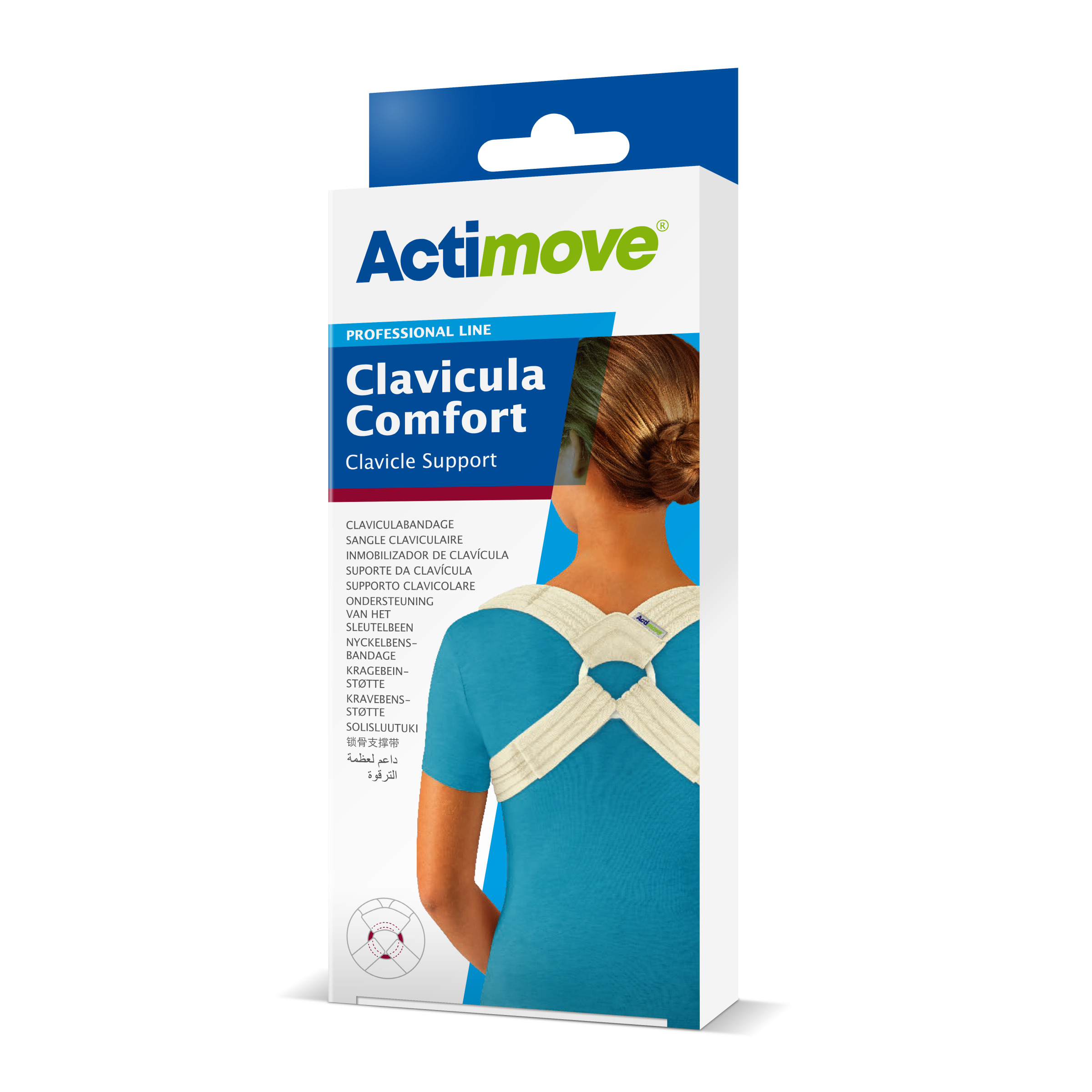 Actimove Clavicula Gr. XS, weiß 1 Stck.