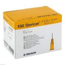 Insulinkanüle 30G 0,3x12mm gelb 4656300 VE 100