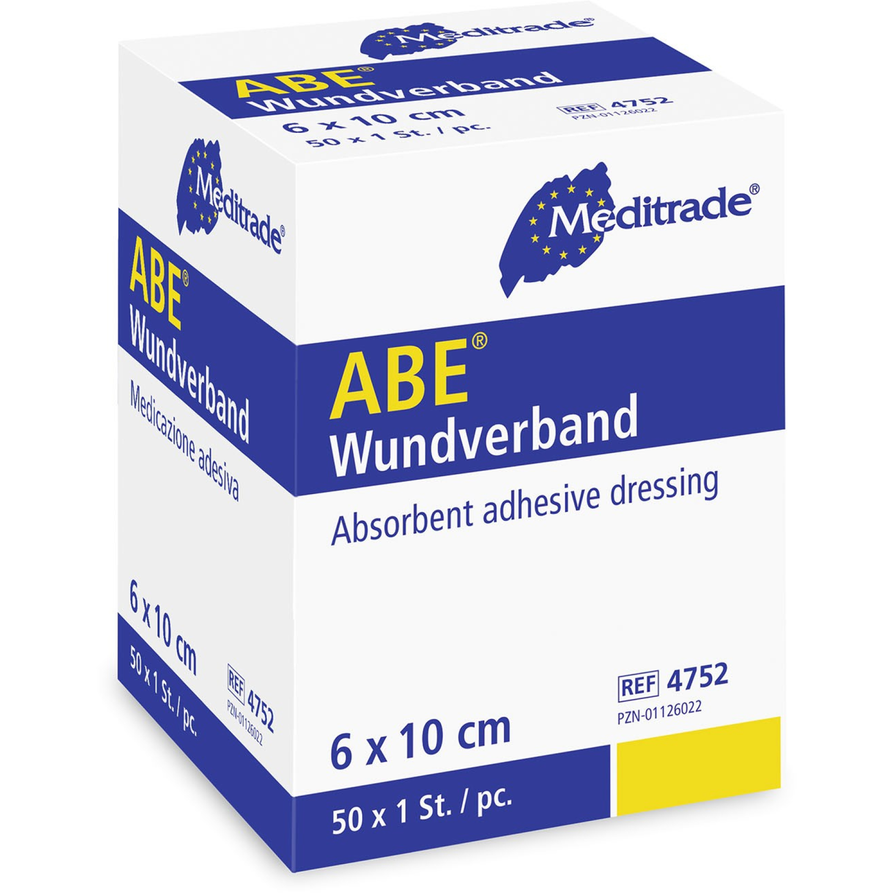 ABE Wundverband, steril, 5 x 7cm VE 100