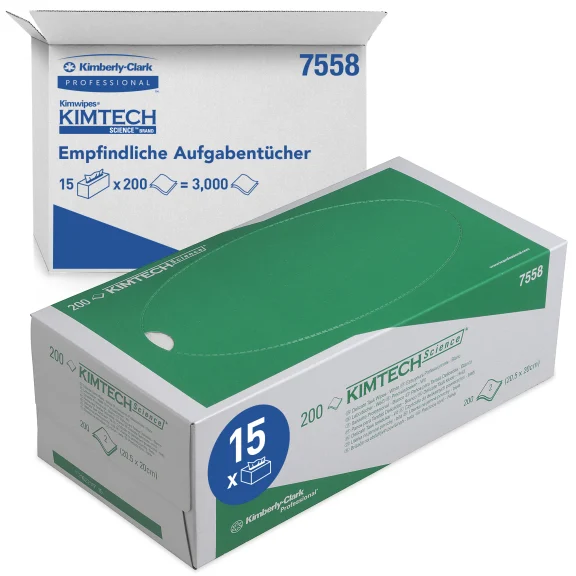 Labortücher weiß - 21 x 20cm (7558) VE 3000