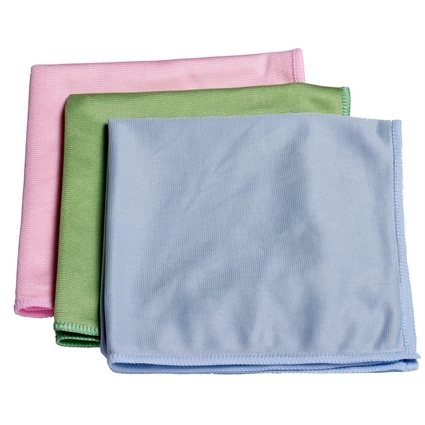 Mikrofaser Glastuch eco grün 40 x 40 cm VE 1