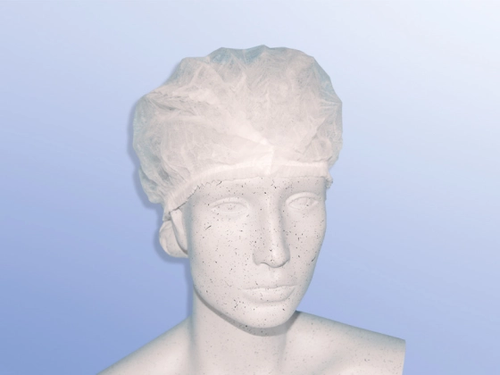 Bouffant-Hauben, Flex, weiß VE 100