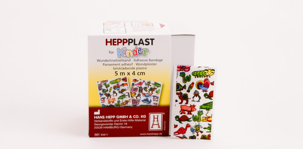 Hepp Plast für Kinder, alu-bedampft, 6cm x 5m VE 1