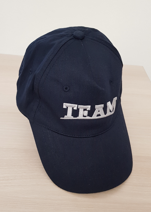 Navy Cap Logostickerei "Team" VE 25