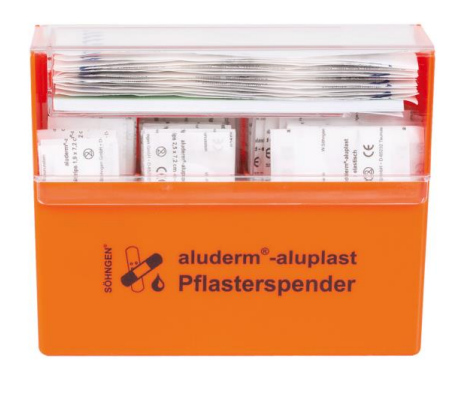 Pflasterspender gefüllt m. aluderm u.-plast, VE 1