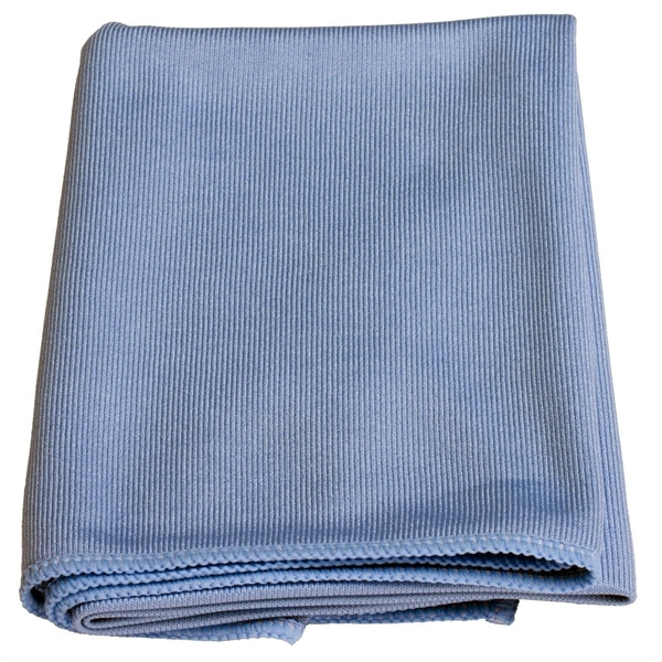 Mikrofaser Glastuch blau groß 60 x 80 cm VE 1