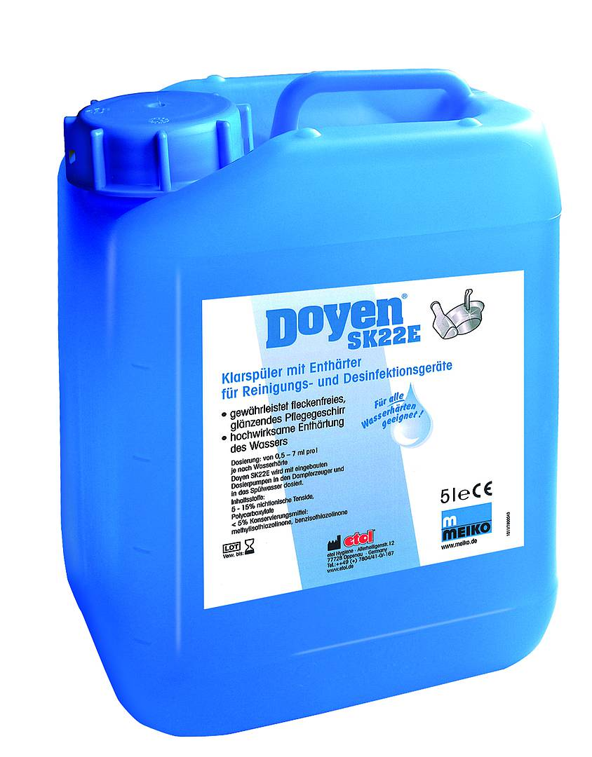 Doyen SK 22E Steckbeckenklarspüler mit Enthärter 5 Liter VE 1