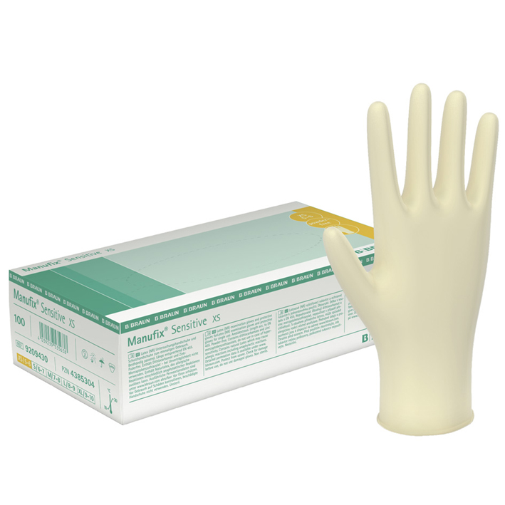 Manufix Sensitive, Latex, unsteril, puderfrei, Gr. L VE 100