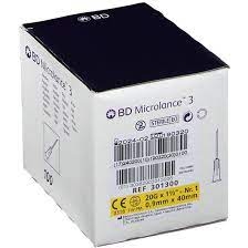 Microlance Normkanüle gelb Gr.1 0,9x40 301300 VE 100