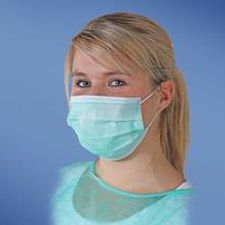 OP Maske latexfrei 3-lagig Gummiband  VE 50