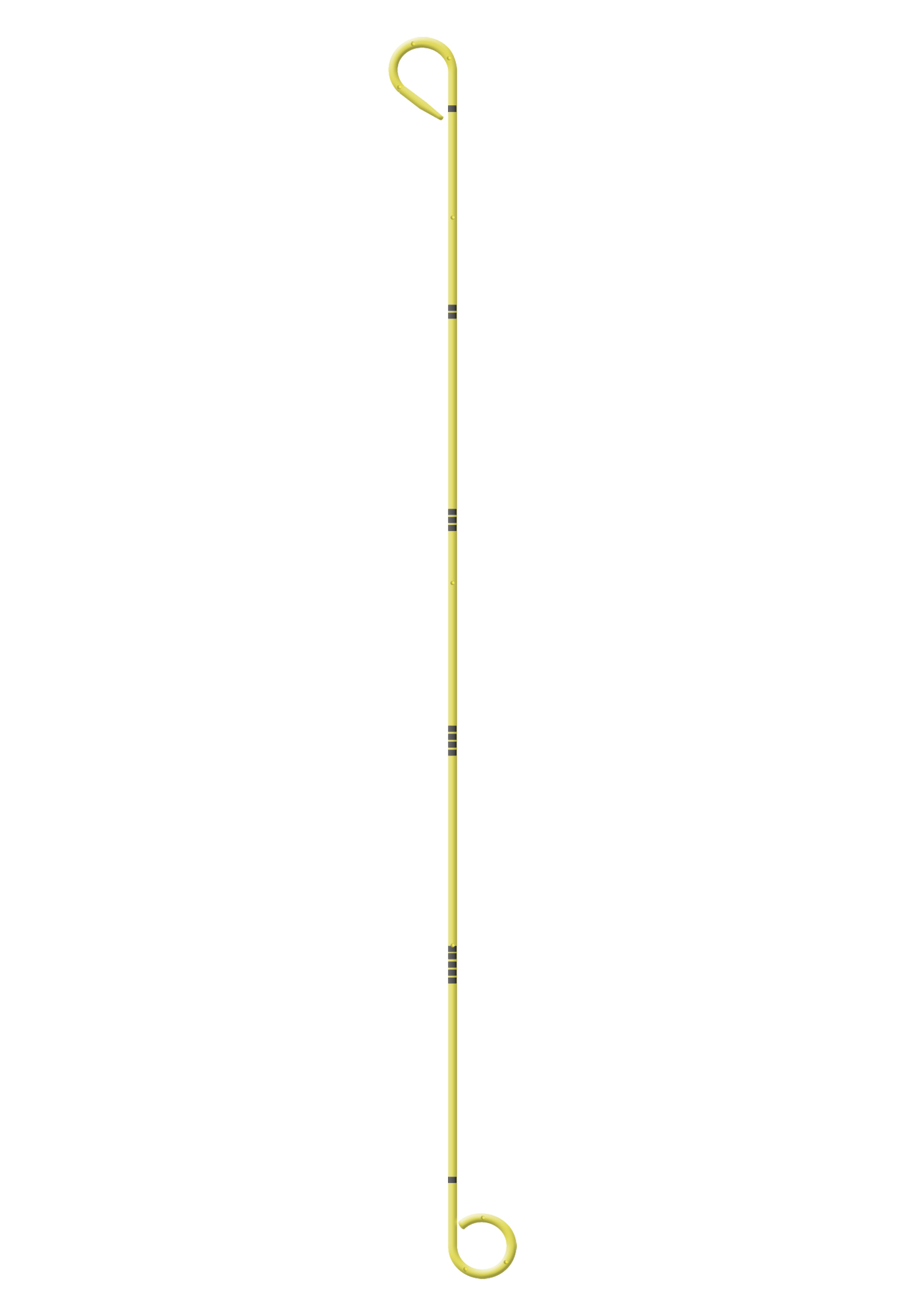 YELLOW-STAR PC-behandelte double-J Ureterschiene, offene Spitze, CH/FR 6/28cm, mit Draht VE 1