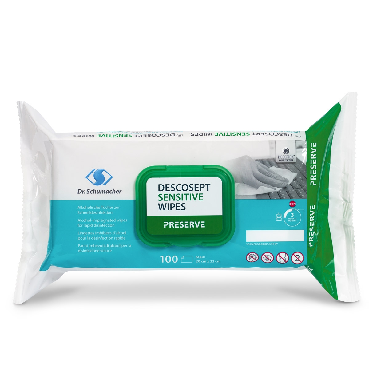 Descosept sensitive Wipes à 100 VE 1
