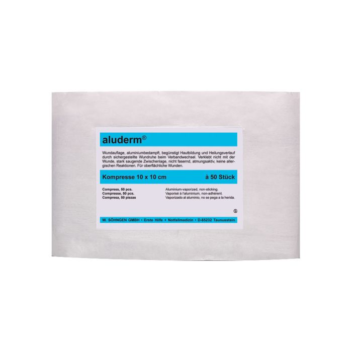 aluderm Kompressen, steril, 10 x 10cm VE 50